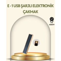 Mey İthalat® USB Şarjlı Alevsiz Elektronik Çakmak – Rüzgara Dayanıklı, Gazsız, Güvenli Kullanım