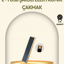 Mey İthalat® USB Şarjlı Alevsiz Elektronik Çakmak – Rüzgara Dayanıklı, Gazsız, Güvenli Kullanım