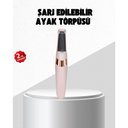 Mey İthalat® USB Şarjlı Ayak Törpüsü Nasır Temizleyici Elektrikli