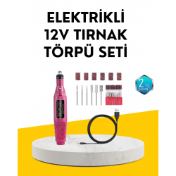 Mey İthalat® USB Şarjlı Çok Fonksiyonlu Tırnak Bakım Cihazı