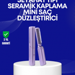 Mey İthalat® USB Şarjlı Kablosuz Saç Düzleştirici – Hızlı ve Pratik