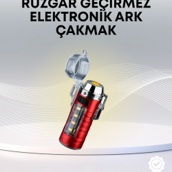 Mey İthalat® USB Şarjlı Suya Dayanıklı Elektrikli Çakmak