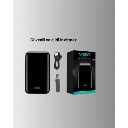 Mey İthalat® USB Şarjlı Traş Makinesi – Piston + Ağ Başlık, 600 mAh Batarya