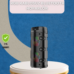 Mey İthalat® USB, SD Kart ve AUX Girişli Taşınabilir Hoparlör