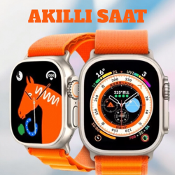 Mey İthalat® Uyku ve Nabız Takipli, Wireless Şarjlı Akıllı Saat Android ve iOS Uyumlu