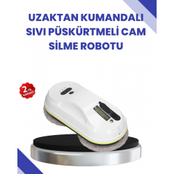 Mey İthalat® Uzaktan Kumandalı Akıllı Cam ve Pencere Temizleme Robotu