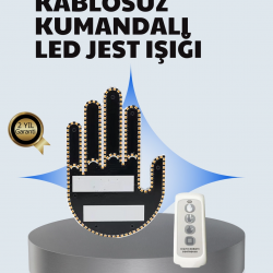 Mey İthalat® Uzaktan Kumandalı Çok Fonksiyonlu Araç Led Işığı