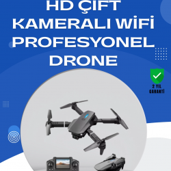 Mey İthalat® Uzaktan Kumandalı Katlanabilir Drone Yörünge Uçuşu ve Eve Dönüş Özellikli