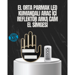 Mey İthalat® Uzaktan Kumandalı LED El Park Uyarı Cihazı 2025 Model A Kalite