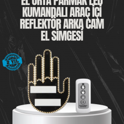 Mey İthalat® Uzaktan Kumandalı LED El Park Uyarı Cihazı 2025 Model A Kalite