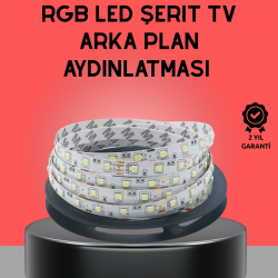 Mey İthalat® Uzaktan Kumandalı LED TV Arka Işık Şeridi