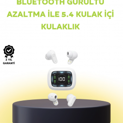 Mey İthalat® Uzun Bekleme Süreli Bluetooth Kulaklık Kablosuz Bağlantı