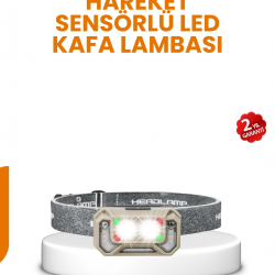 Mey İthalat® Uzun Menzilli Sensörlü LED Kafa Lambası Kamp ve Yürüyüş