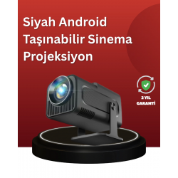 Mey İthalat® Uzun Ömürlü Lamba ve Dahili Hoparlörlü Ev Sinema Projektörü