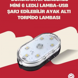 Mey İthalat® Uzun Ömürlü Lityum Bataryalı, Kompakt Araba İç Mekan LED Işıklar