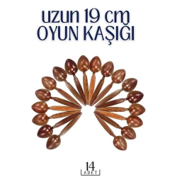 Mey İthalat® Uzun Oyun Kaşığı 14 ADET