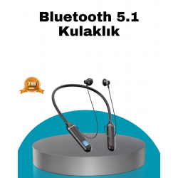 Mey İthalat® Uzun Pil Ömrü ve Hızlı Şarj Özellikli Bluetooth Kulaklık
