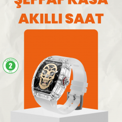 Mey İthalat® Uzun Pil Ömürlü Akıllı Saat Spor ve Günlük Kullanım