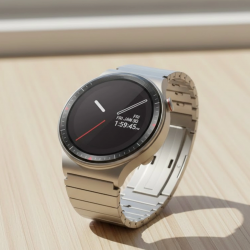 Mey İthalat® Uzun Pil Ömürlü AMOLED Akıllı Saat Torch Işıklı