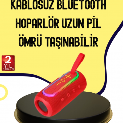 Mey İthalat® Uzun Pil Ömürlü Bluetooth 5.1 Hoparlör