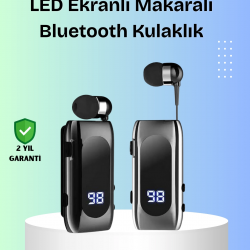 Mey İthalat® Uzun Pil Ömürlü Kablosuz Kulaklık – 25 Saat Konuşma ve Müzik Süresi