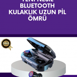 Mey İthalat® Uzun Pil Ömürlü Kablosuz Kulaklık – 4 Saat Kesintisiz Kullanım