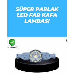 Mey İthalat® Uzun Pil Ömürlü Kamp ve Dağcılık Kafa Lambası