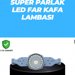 Mey İthalat® Uzun Pil Ömürlü Kamp ve Dağcılık Kafa Lambası