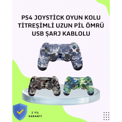 Mey İthalat® Uzun Pil Ömürlü Oyun Kolu – USB ile Hızlı Şarj Desteği