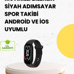 Mey İthalat® uzun şarjlı Spor Akıllı Saat – Adımsayar ve Nabız Ölçer Özellikli
