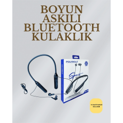 Mey İthalat® Uzun Süreli Kullanım İçin  – Kablosuz Boyun Bantlı Kulaklık, 50 Saat Batarya