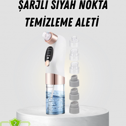 Mey İthalat® Vakum Teknolojili Siyah Nokta Temizleyici – Cilt Tonu Eşitleyen Masajlı Cilt Bakım Cihazı
