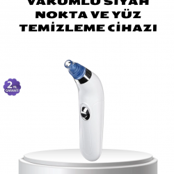 Mey İthalat® Vakumlu Siyah Nokta Temizleme Cihazı – 5 Kademe Güç ve 4 Başlıklı Derin Cilt Bakımı