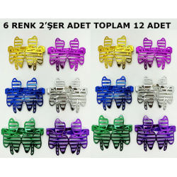 Mey İthalat® Vegas Casino Kupa Sinek Temalı Parti Gözlüğü 6 Renk 12 Adet