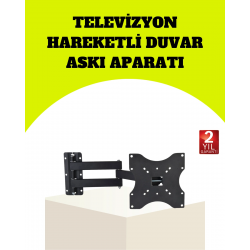 Mey İthalat® VESA Uyumlu Hareketli TV Askı Aparatı Kolay Montaj