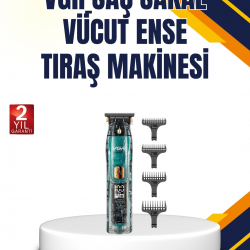 Mey İthalat® VGR V-695 Profesyonel Tıraş Makinesi Seramik Bıçaklı Turbo Güçlü Motor