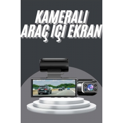 Mey İthalat® Video ve Fotoğraf Kaydedici Sürüş Kamerası Ön ve Arka Çift Kameralı