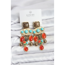 Mey İthalat® Vintage Sallantılı Kadın Küpe