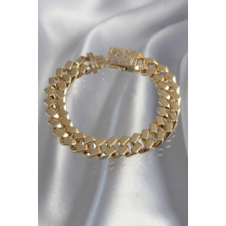 Mey İthalat® Vip Seri Gurmet Zirkon Taşlı Gold Renk Bileklik