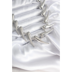 Mey İthalat® VIP Seri Özel Model Gümüş Renk Kadın Kolye