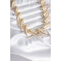 Mey İthalat® VIP Seri Özel Tasarım Gold Renk Kadın Kolye