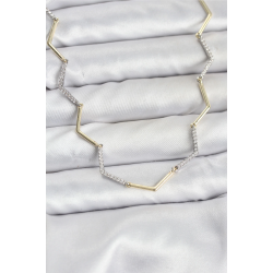 Mey İthalat® VIP Seri Zikzak Model Kadın Kolye