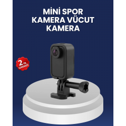 Mey İthalat® Vlog, Seyahat ve Günlük Video Çekimleri İçin Mini Kamera