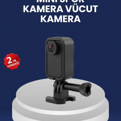 Mey İthalat® Vlog, Seyahat ve Günlük Video Çekimleri İçin Mini Kamera
