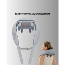 Mey İthalat® VNB-01 Şarjlı Isıtmalı Boyun ve Omuz Masaj Cihazı