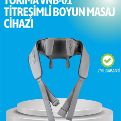 Mey İthalat® VNB-01 Titreşimli Boyun Masaj Aleti Gri Renk