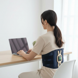 Mey İthalat® Vücut ve Karın Bölgesi İçin Isıtmalı Masaj Kemeri