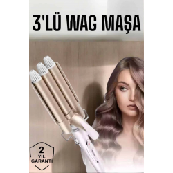 Mey İthalat® Wag Maşa Negatif İyon Teknolojili Isı Ayarlı Saç Maşası