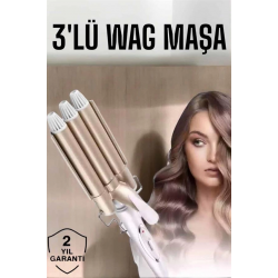 Mey İthalat® Wag Maşa Negatif İyon Teknolojili Isı Ayarlı Saç Maşası