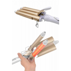 Mey İthalat® Wag Maşa Profesyonel Saç Şekillendirici İyon Özellikli Isı Kademeli